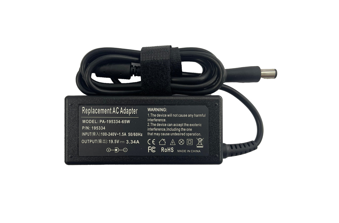 CARGADOR GENERICA DELL 65W 19.5V 3.34A 7.4*5.0