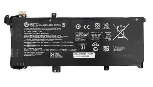 BATERIA ORIGINAL PARA LAPTOP HP MB04XL 15.4V 55.67WH