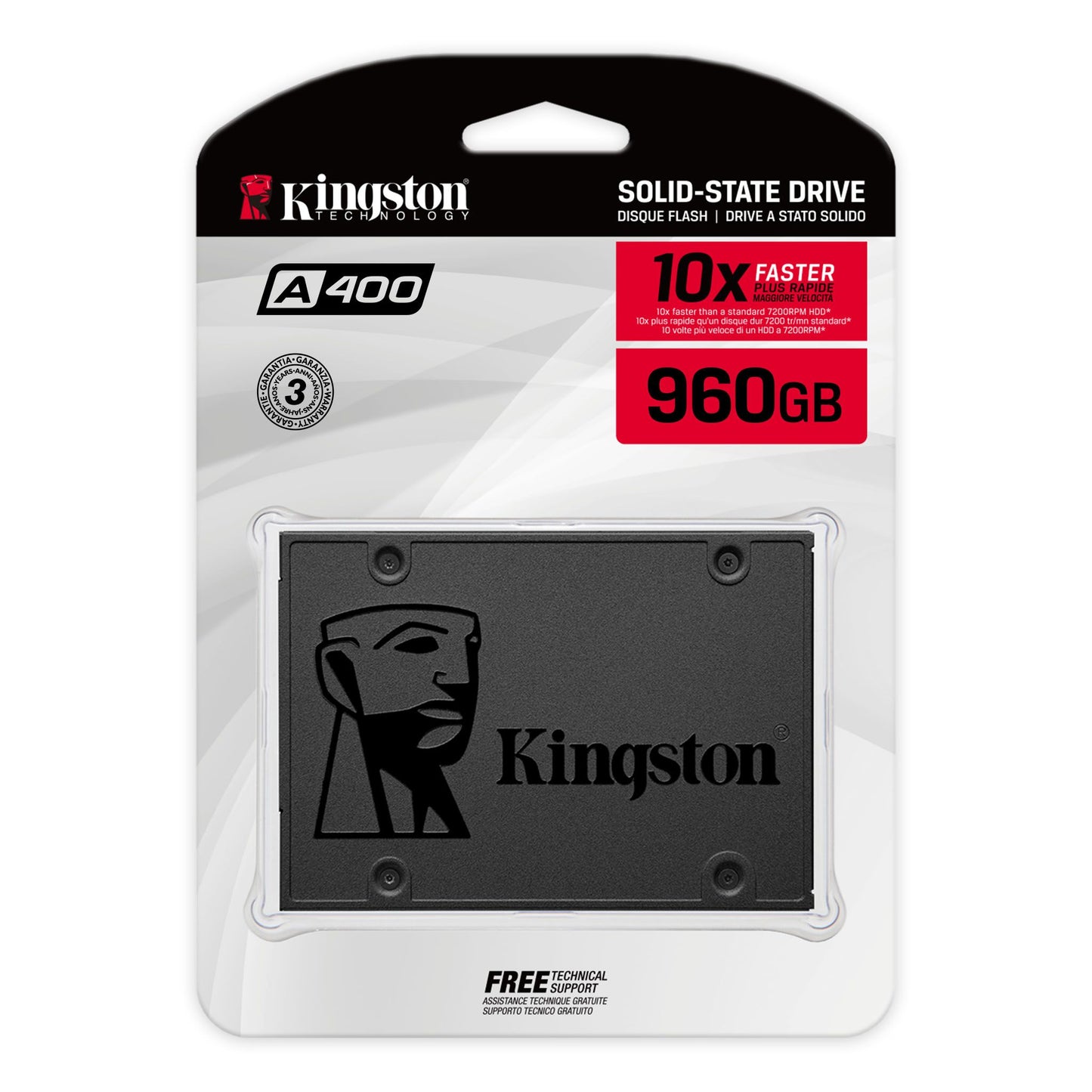 DISCO ESTADO SOLIDO KINGSTON 960GB A400 2.5" SATA