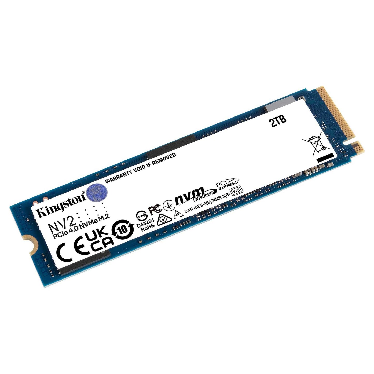 DISCO ESTADO SOLIDO KINGSTON 2TB NV2 PCIe 4.0 NVMe M.2